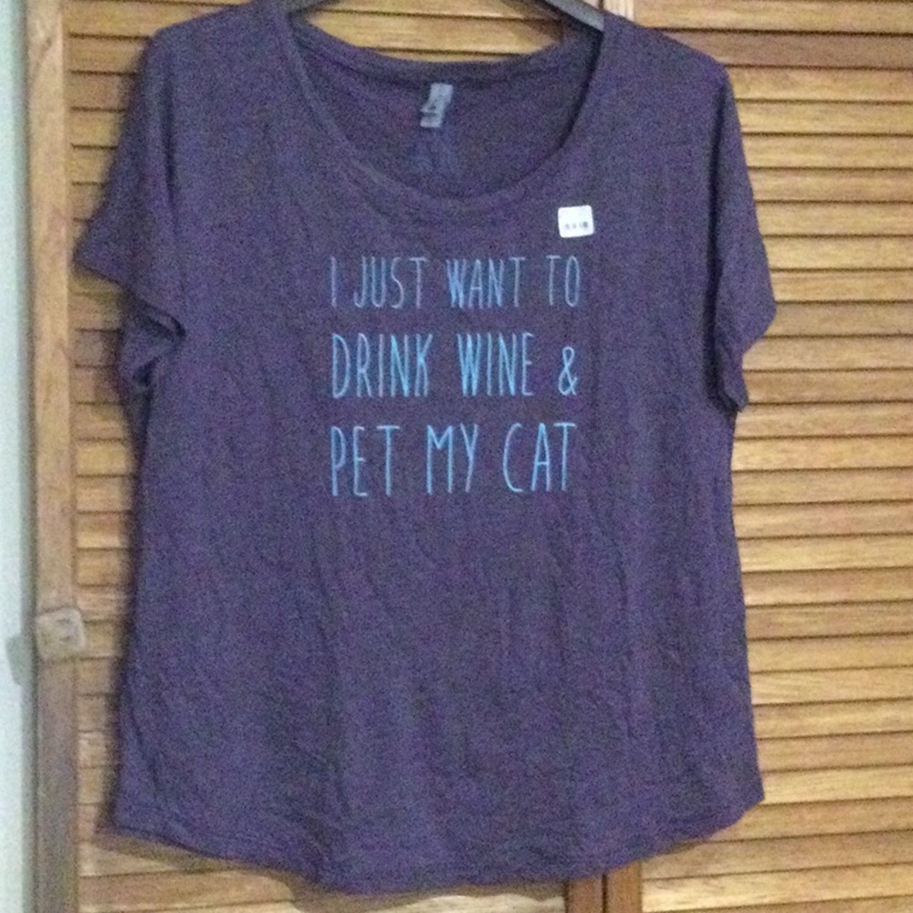 Next Level Apparel Cat-Themed Casual Tee